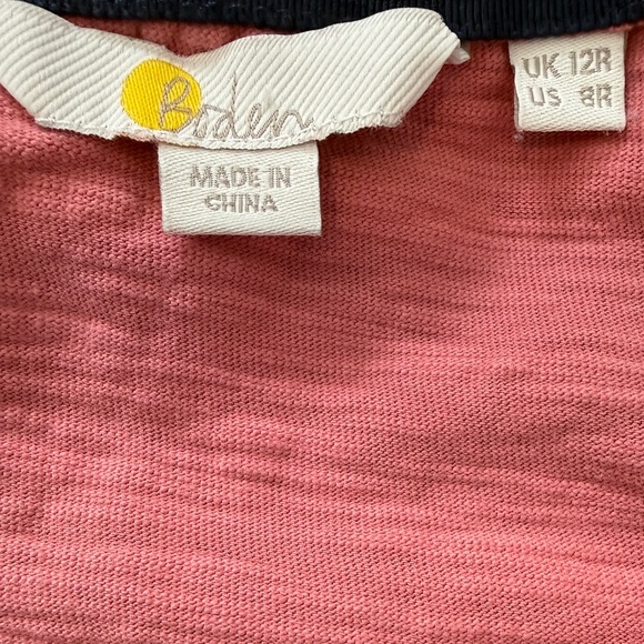 Boden Darcy T-Shirt Dress with Gold Lemon Print - Picture 5 of 6